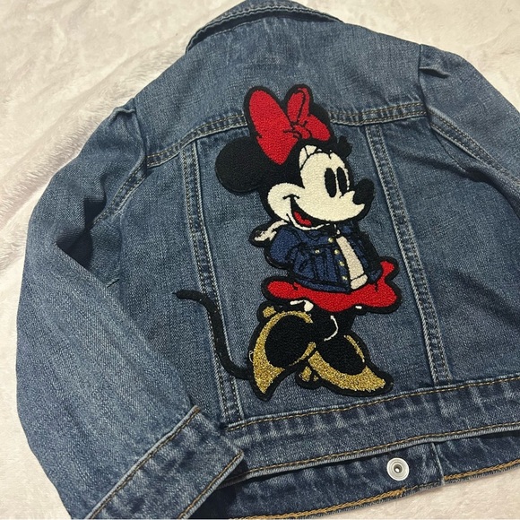 Gap Minnie Mouse Embroidered Gap Jacket Size 3T - Picture 5 of 6